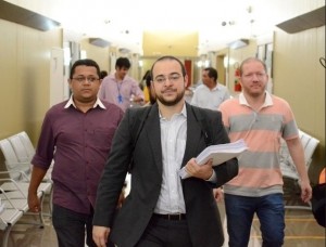 Advogados paulistas foram acompanhados por Othelino Neto do PCdoB