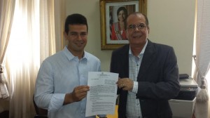 Gil Cutrim e Hildo Rocha com acordo de parceria